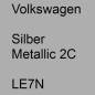 Preview: Volkswagen, Silber Metallic 2C, LE7N.